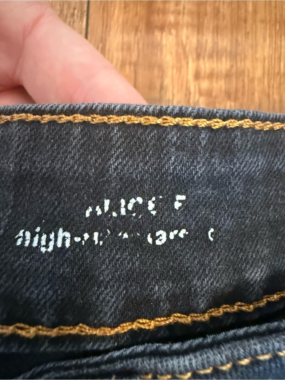 LOLA JEANS Women’s Alice Black High Rise Bootcut Flare Jeans Size 26 - Picture 3 of 11